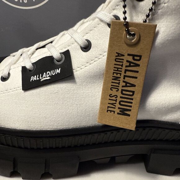 Palladium Women’s Revolt Hi TX Platform Boot in Star White - 97242-116-M Size 10 - Picture 4 of 11